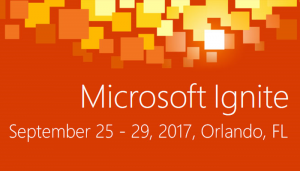 MS Ignite 2017 poster